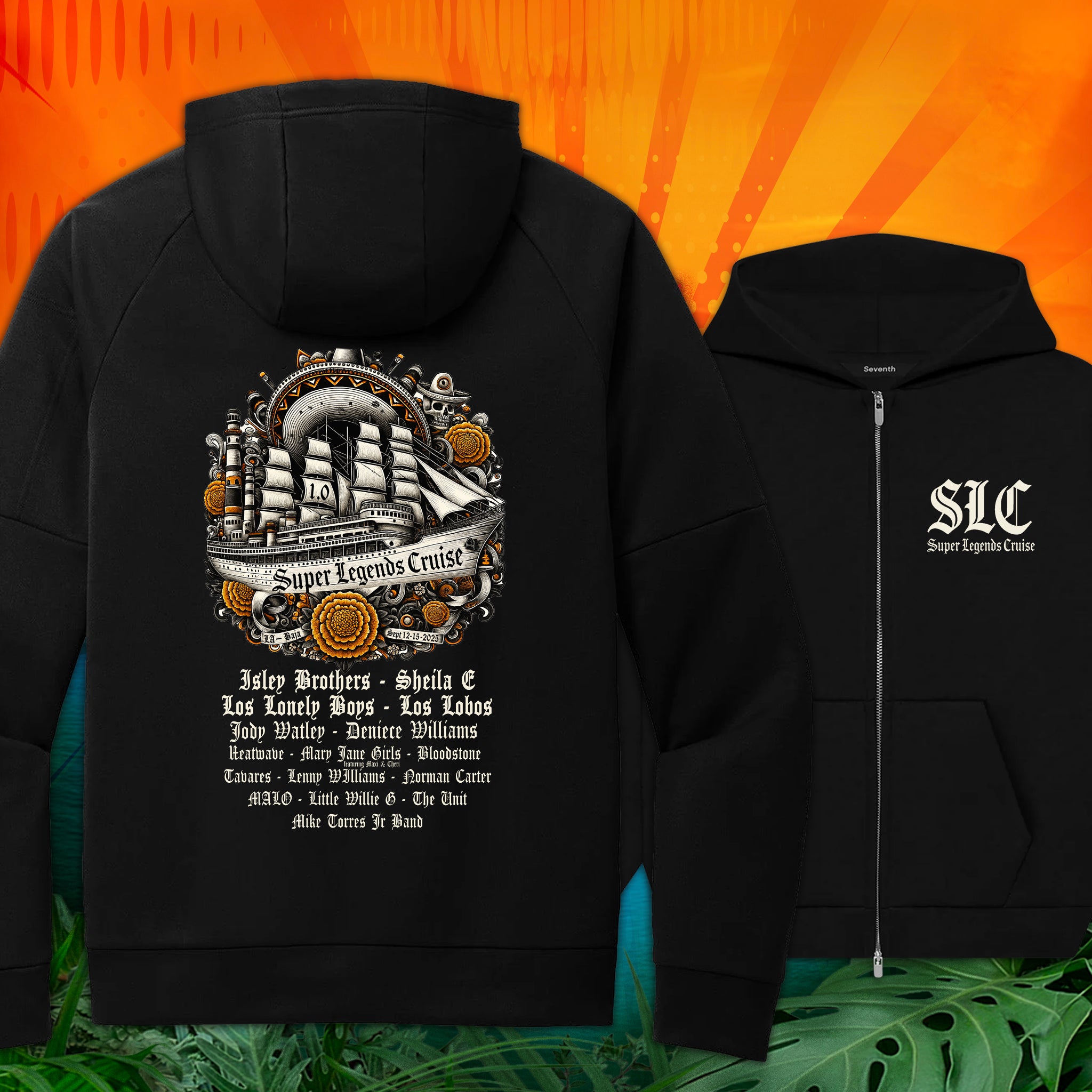 1.0 Royal Caribbean SLC 2025 - Full-Zip Hoodie